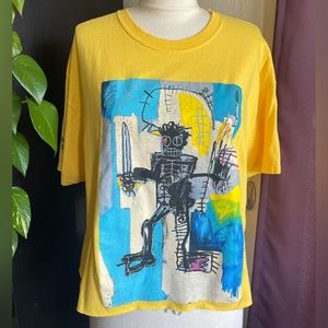 Vintage Jean-Michel Basquiat Art T-shirt